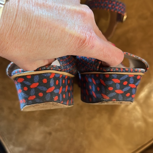TORY BURCH Canvas Wedges - Picture 7 of 7